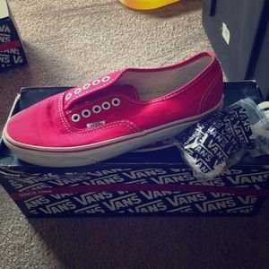 Vans Red authentic